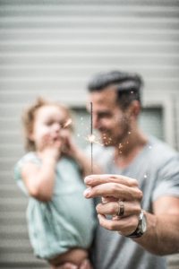 dad and child