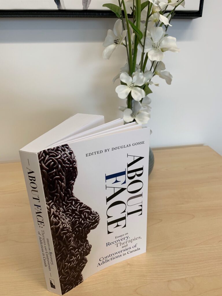 About Face: Essays on Addiction, Recovery, Therapies, and Controversies – Lisa Gelman contributed two articles and the book was edited by an award-winning professor at Nipissing University Schulich School of Education